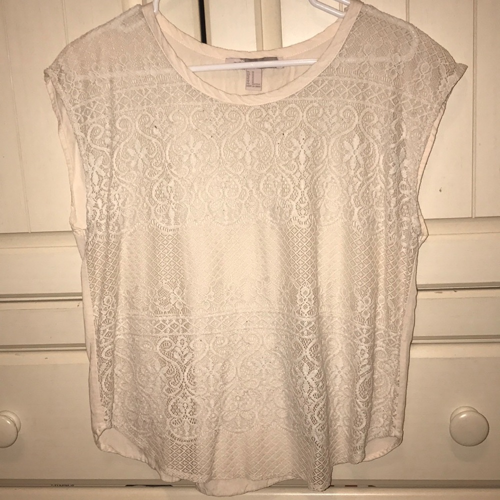 Light-pink flowy shirt